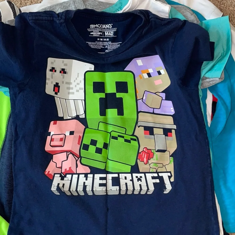 Big boys short and long sleeves tops size 8 excellent condition 22 pieces - Picture 11 of 16